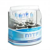 Автомобильная галогенная лампа MTF H27 (880) 12v 27w - Platinum (Комплект, 2 шт.) HPL1280